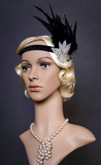 1920's Flapper-Mannequin Head Shot