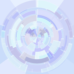 Abstract background of circular pieces in light colors