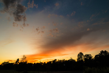 sunrise clouds and color