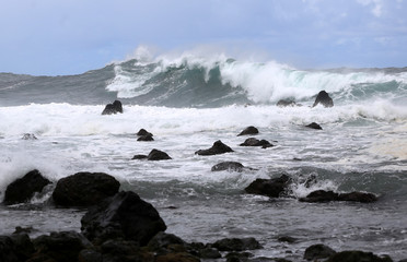 rocks in the sea
