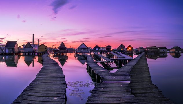 Village on the lake - Bokod Hungary
