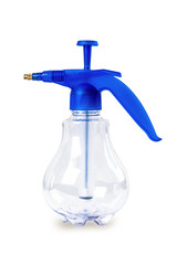 Spray bottle isolated on white background.