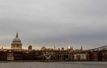 Fototapeta premium View of St Paul's Cathedral in London