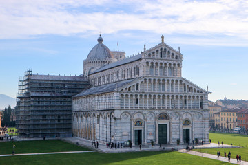 Fototapeta na wymiar Primatial Metropolitan Cathedral of the Assumption of Mary, Pisa, Tuscany, Italy
