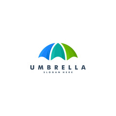 umbrella logo design, icon vector