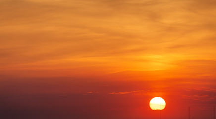 abstract sunset sky