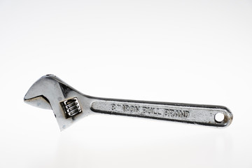 slide wrench isolated on white background