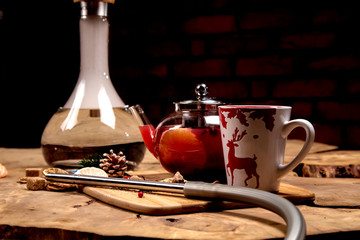 Hookah and tea