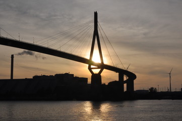 Obraz premium Köhlbrandbrücke