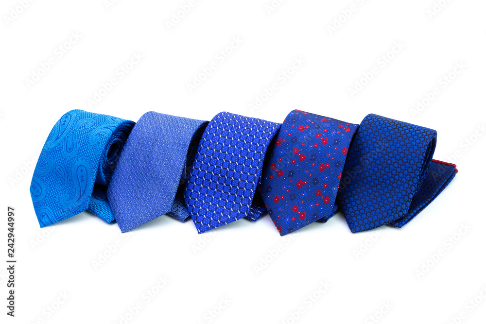 Canvas Prints Blue ties collection