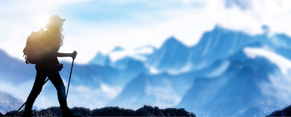 Wandern in den Bergen