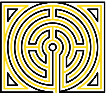 Guingamp, maze, France