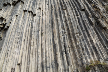 Fototapeta premium Basalt gorge of Garni in Armenia in the Kotayk region, near the village of Garni