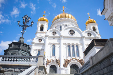 Russia, Moscow, June 1, 2018 - Cathedral of Christ the Saviour in Moscow, Russia, the largest orthodox church ever built