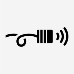 Glyph sensor pixel perfect vector icon