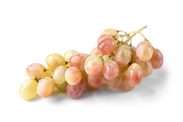 Grapes isolated on white background.