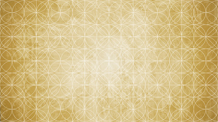 Sacred geometry in flower pattern shape