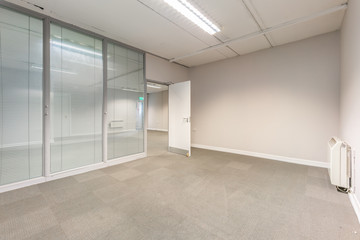 Empty old office room