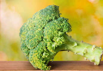 broccoli isolated with background