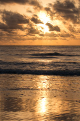 beautiful Sunset beach in Zanzibar Tanzania