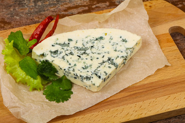 Blue cheese slice