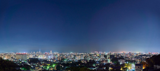 都市風景　福岡市　夜景