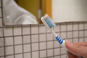 Tootbrush in the bathroom