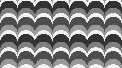 stylish wavy background in shades of gray. seamless pattern