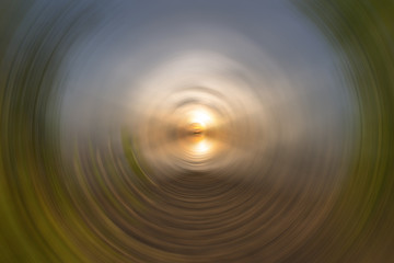 Abstract radial blur backdrop