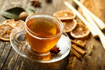 Warming lemongrass tea
