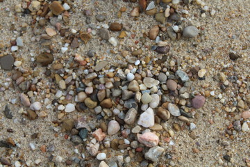 Beautiful heap of sand that serves as a wallpaper