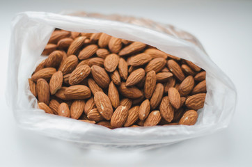 Healthy almond nuts