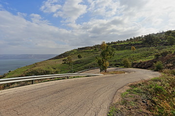 road in mountains