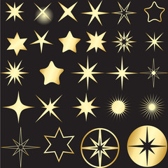 Set different golden stars