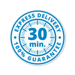 30 minutes Express Delivery illustration