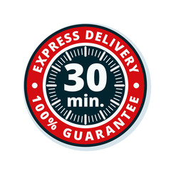 30 minutes Express Delivery illustration