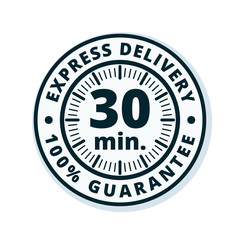 30 minutes Express Delivery illustration