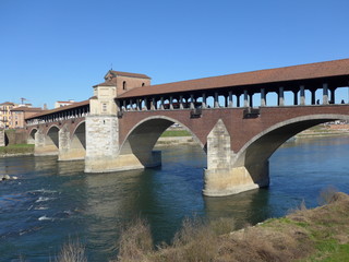 Fototapeta na wymiar Panorami del Ticino e di Pavia (Lombardia)