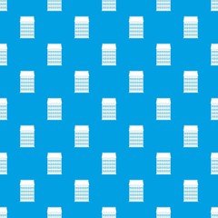 Toen house pattern vector seamless blue repeat for any use