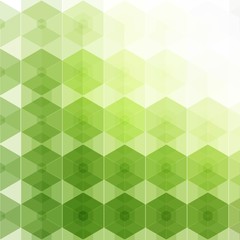 green geometric vector background. hexagons - Vektorgrafik. eps 10