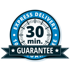 30 minutes Express Delivery illustration
