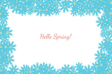 Rustic Flowers Frame Design