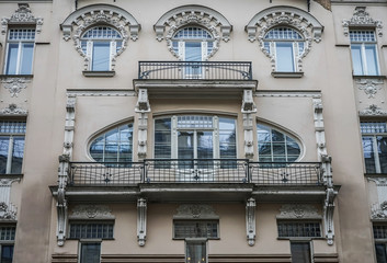 facade of old building