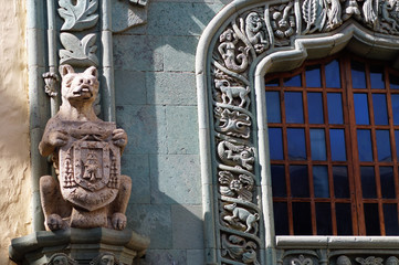 Fototapeta na wymiar Detail der Casa de Colón in Las Palmas