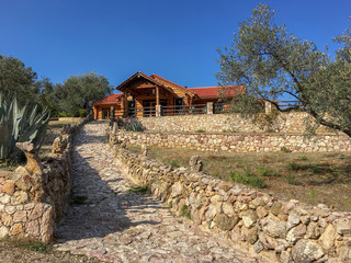 fountouklis restaurant in the mountain serving the best meat and the best view