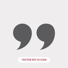 quotes icon vector
