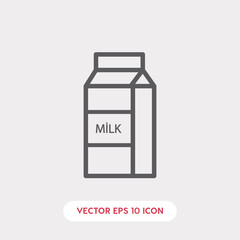 milk icon vector