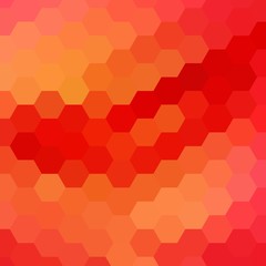 Fototapeta na wymiar red honeycomb. modern layout for advertising - Vektorgrafik