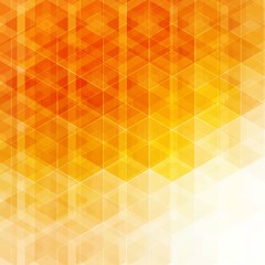 orange hexagon background. colorful idea for the background design. template for presentation.