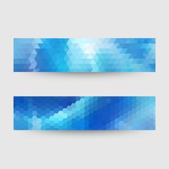 Fototapeta premium vector set of geometric shapes. image of triangular shapes - Vektorgrafik. eps 10